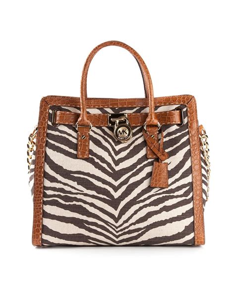 michael kors zebra bag